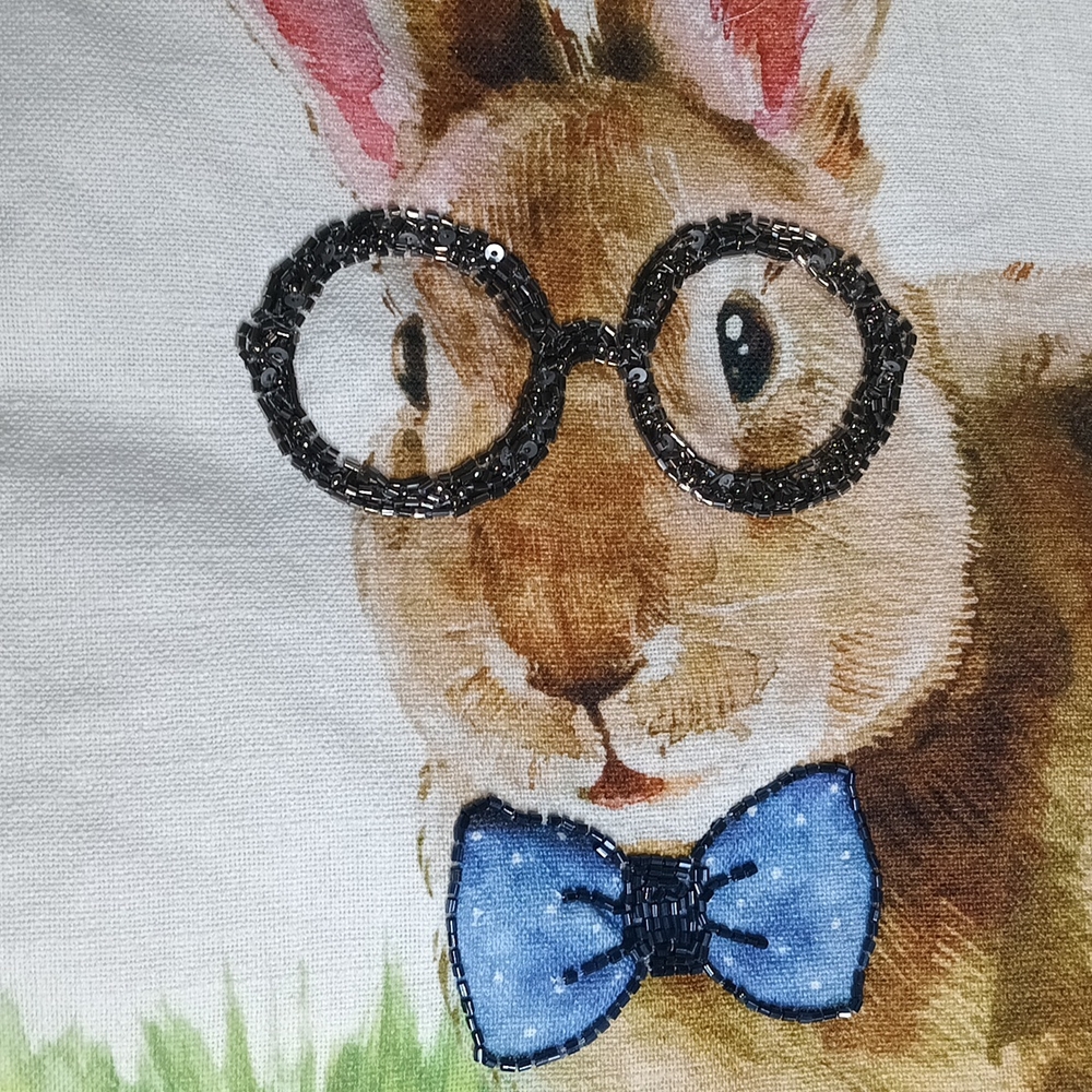 Bunny Tales Easter Rabbit table runner - Picture 6 of 7